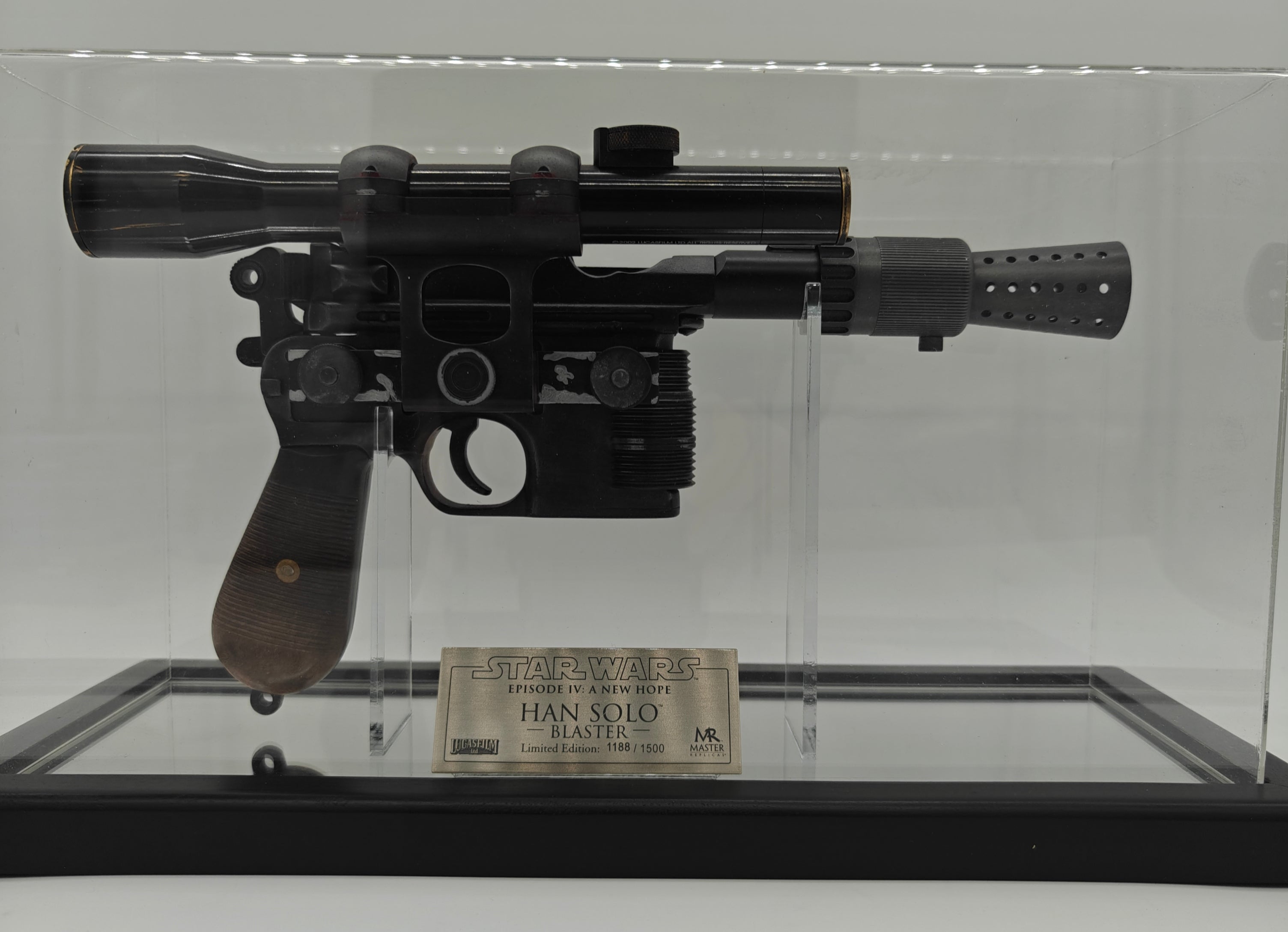 Master Replicas Han Solo Blaster A New Hope Limited Edition SW-101 USA Made