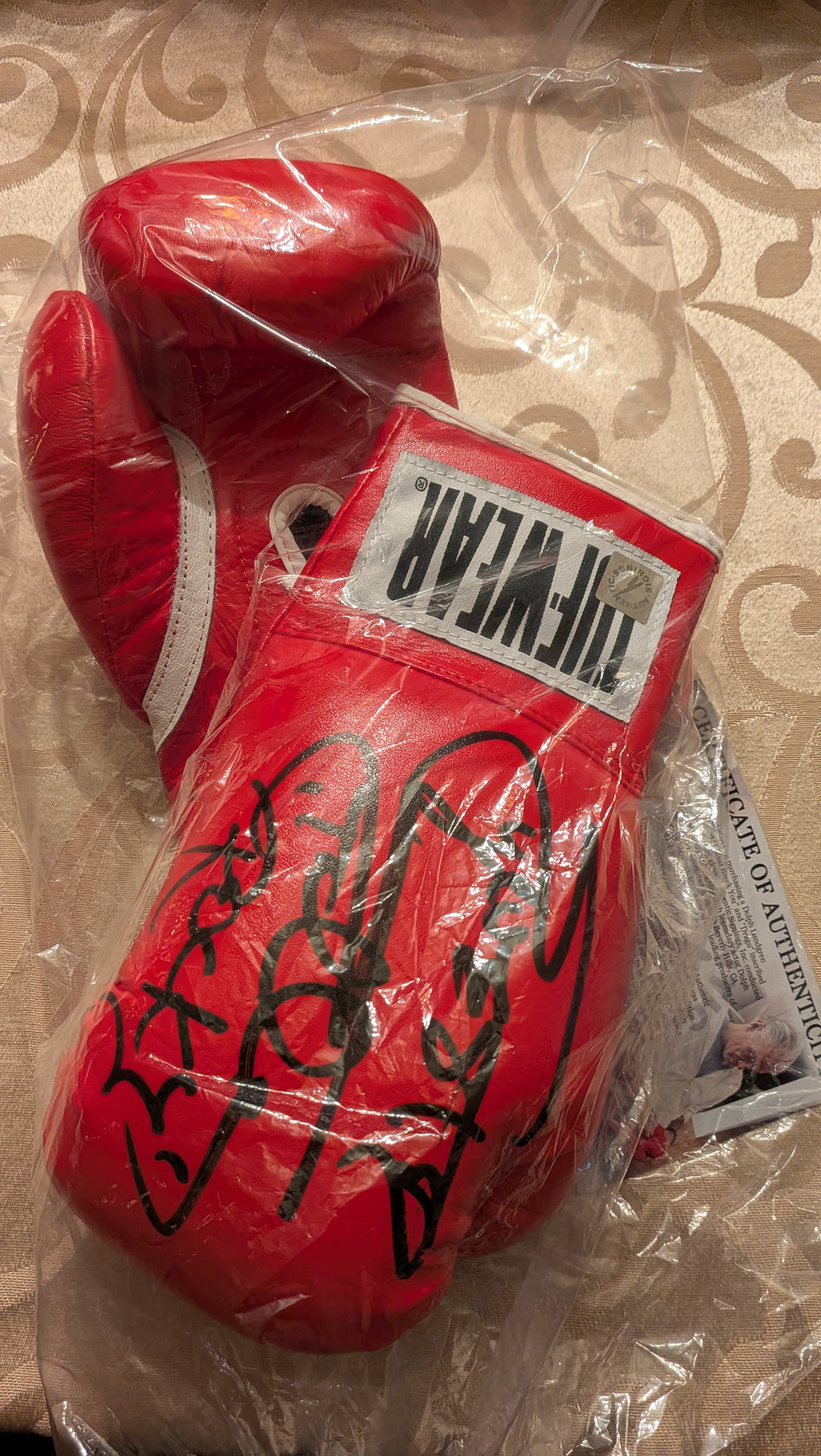 Sylvester Stallone & Dolph Lundgren Dual-Signed Rocky TUF-WEAR Boxing Gloves – "Rocky" & "Drago" Inscribed | ASI Authenticated