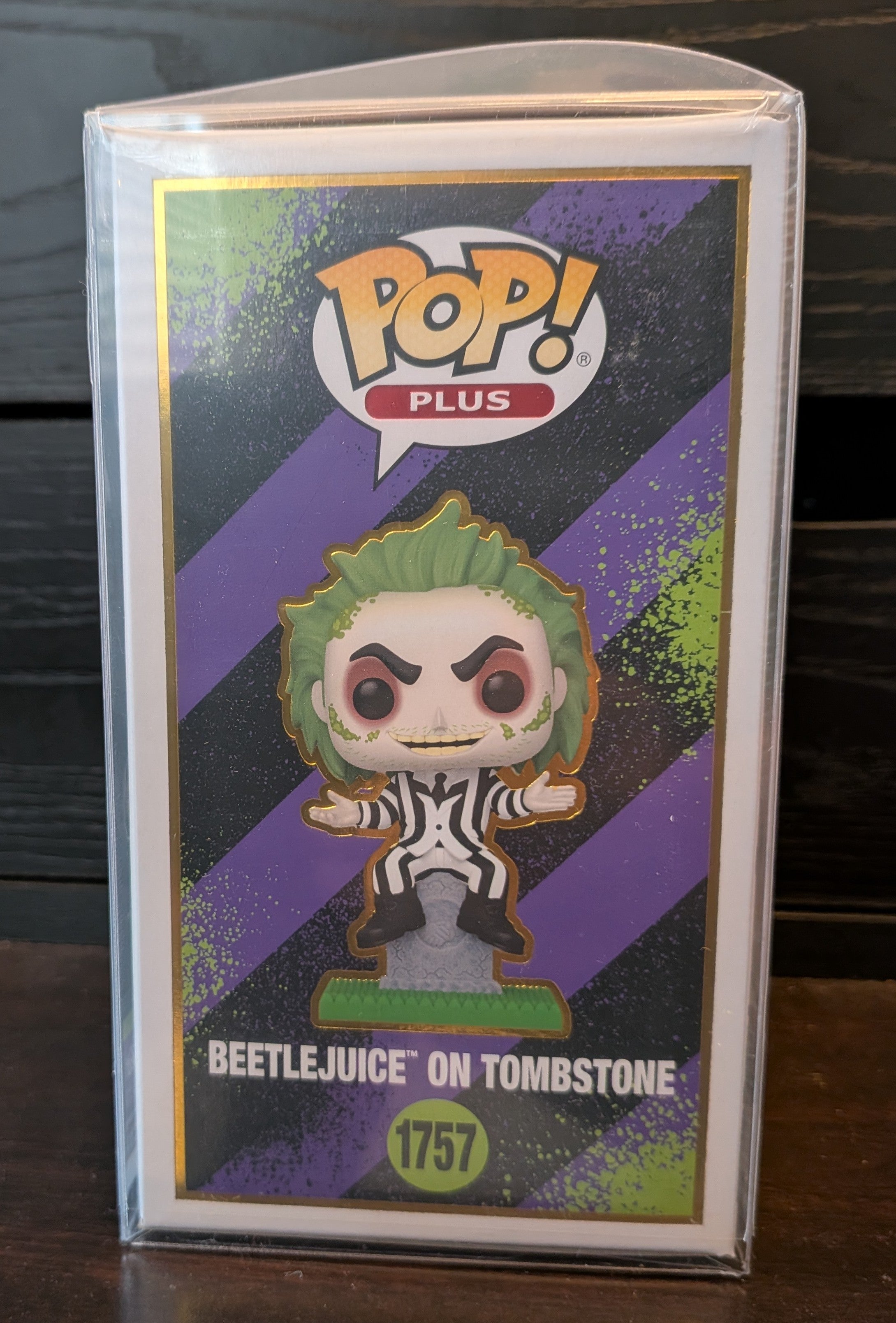 Alec Baldwin & Geena Davis Signed Beetlejuice on Tomb #1757 Funko Pop - OC Celebrity Signature Series - Limited Edition #9/10 Worldwide