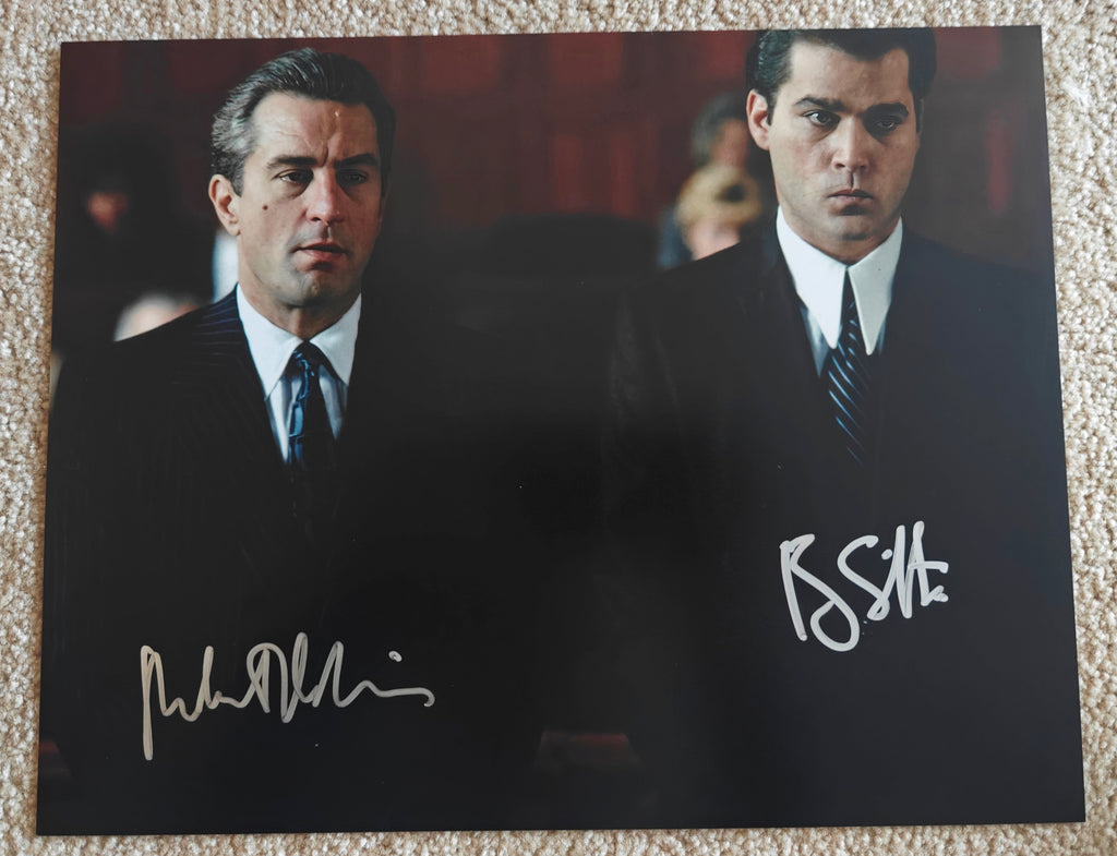 Ray Liotta & Robert De Niro Dual-Signed 11x14 Photo from Goodfellas - Beckett Witnessed