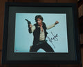 Harrison Ford Signed Han Solo 11x14 Photo Star Wars: A New Hope Classic Pose (Beckett)