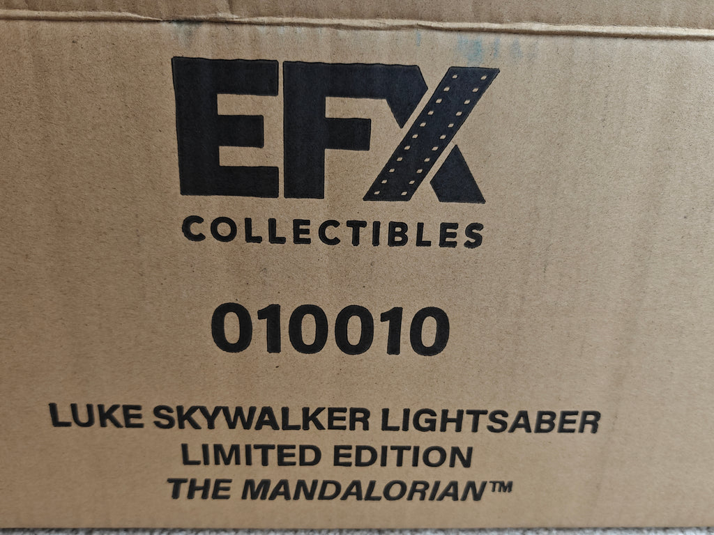 Mark Hamill Signed EFX Luke Skywalker Lightsaber Prop Replica Limited Edition - The Mandalorian