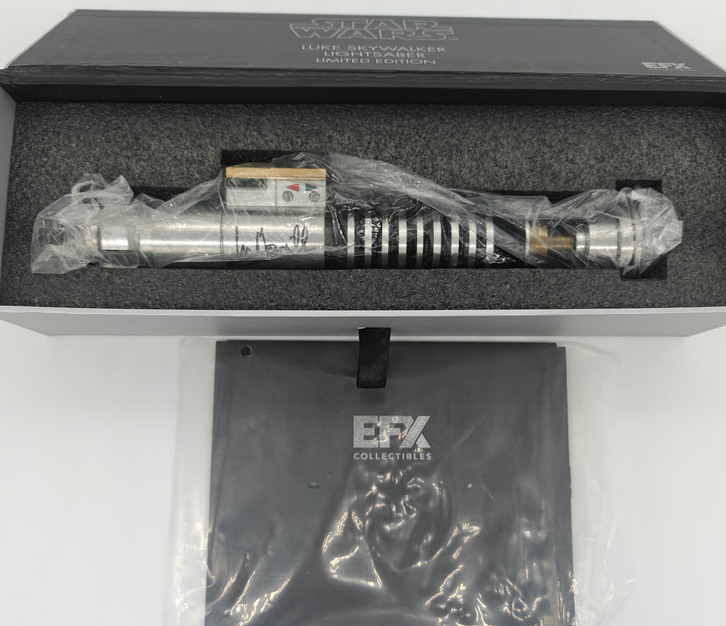 Mark Hamill Signed EFX Luke Skywalker Lightsaber Prop Replica Limited Edition - The Mandalorian
