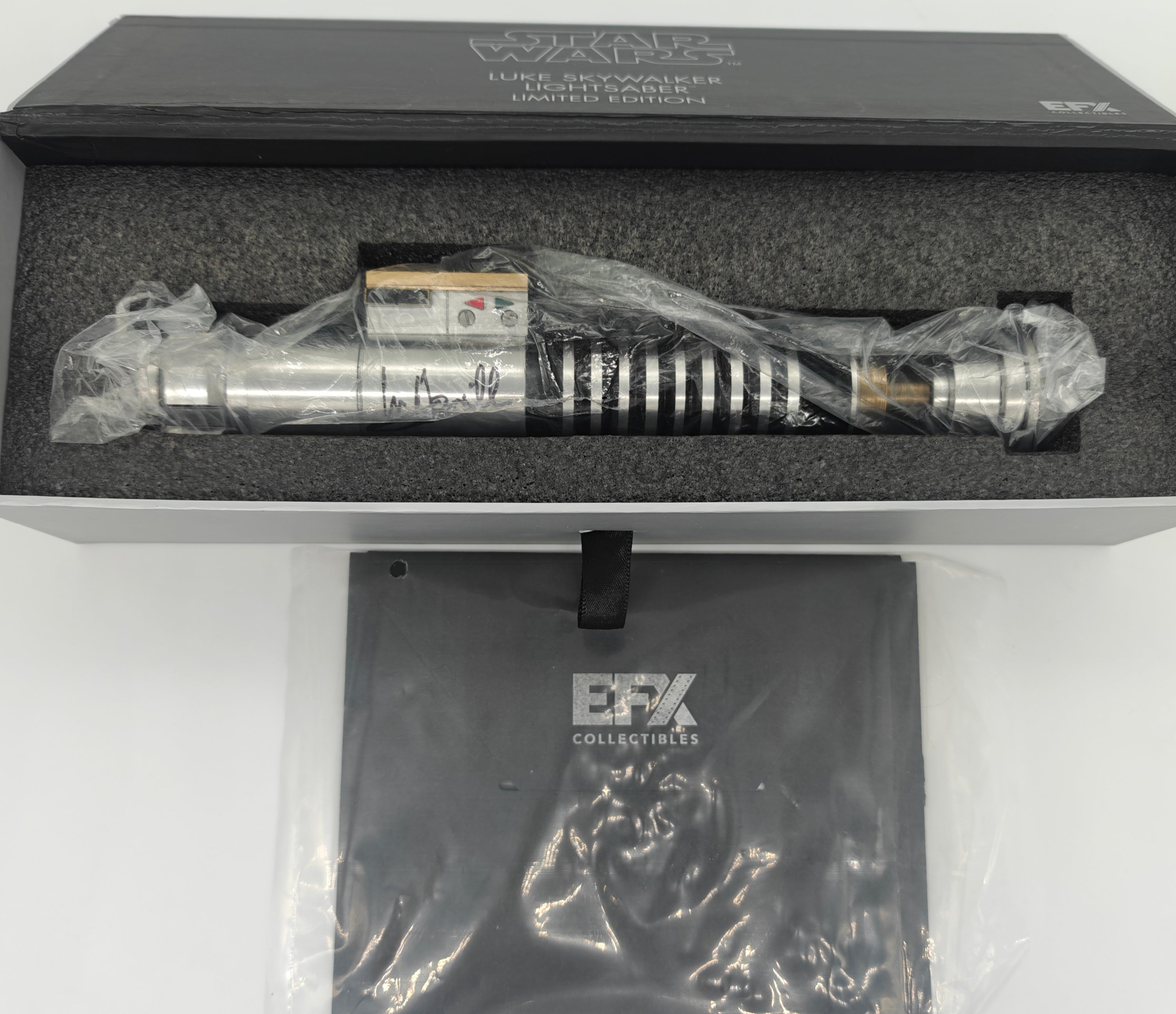 Mark Hamill Signed EFX Luke Skywalker Lightsaber Prop Replica Limited Edition - The Mandalorian