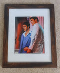 Al Pacino and Steven Bauer Dual-Signed Scarface Movie 8x10 Photo in 11x14 Wooden Frame