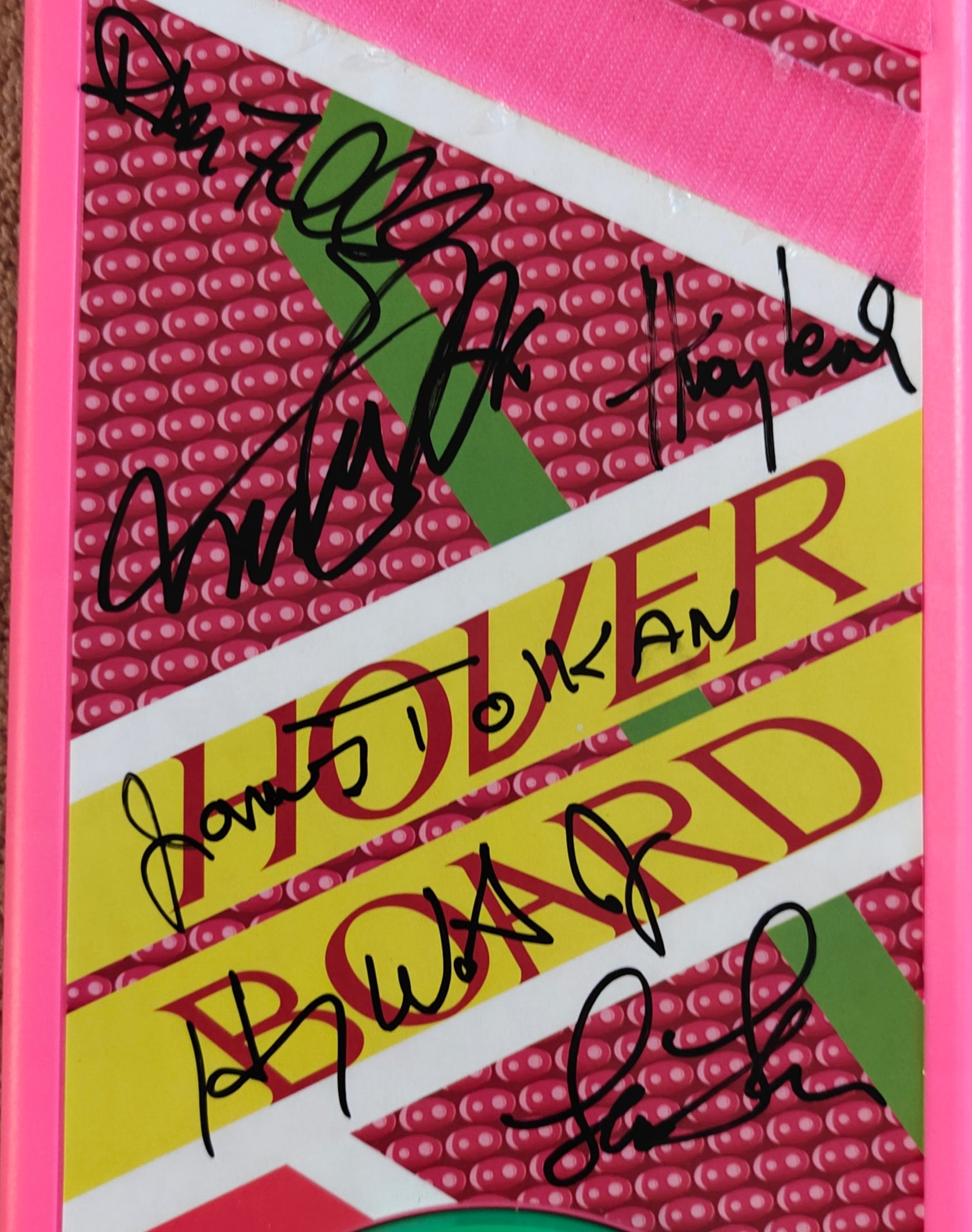 Fox, Lloyd +9 Signed Back to the Future Hoverboard 1:1 Prop Replica