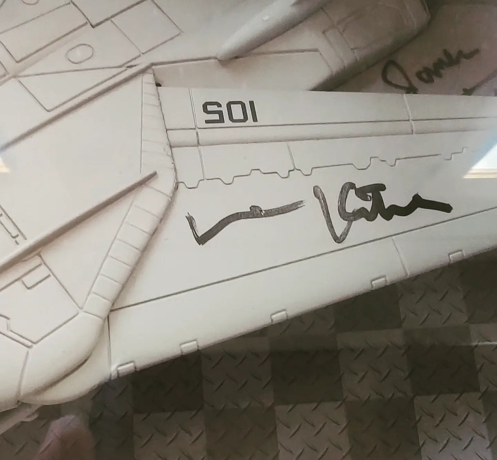Val Kilmer, Tom Skerritt & James Tolkan Signed Top Gun F-14 Fighter Jet 1:48 Scale Die-Cast Model – Celebrity Authentics Verified