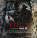 Chris Hemsworth and Tom Hiddleston Dual-Signed Original Double-sided IMAX Poster Marvel Thor 27x40