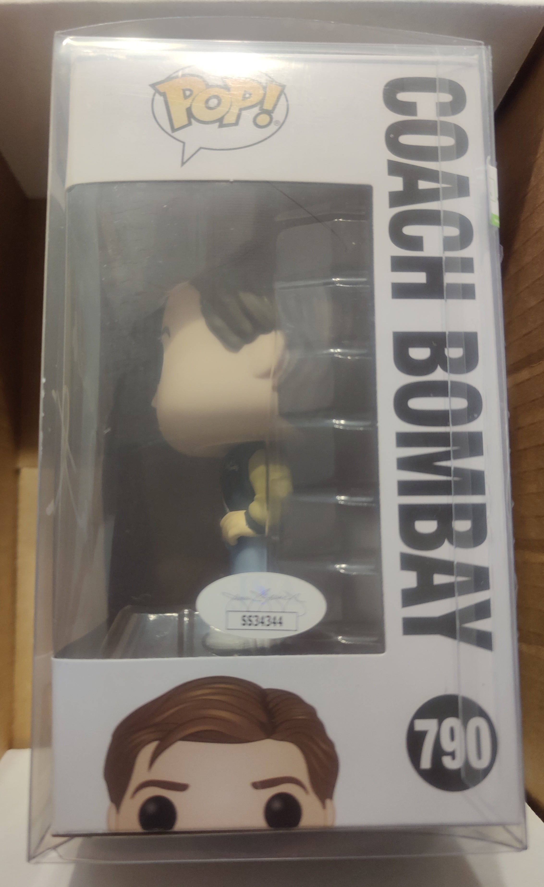 Emilio Estevez Signed Coach Bombay Funko Prop from Disney's The Mighty Ducks