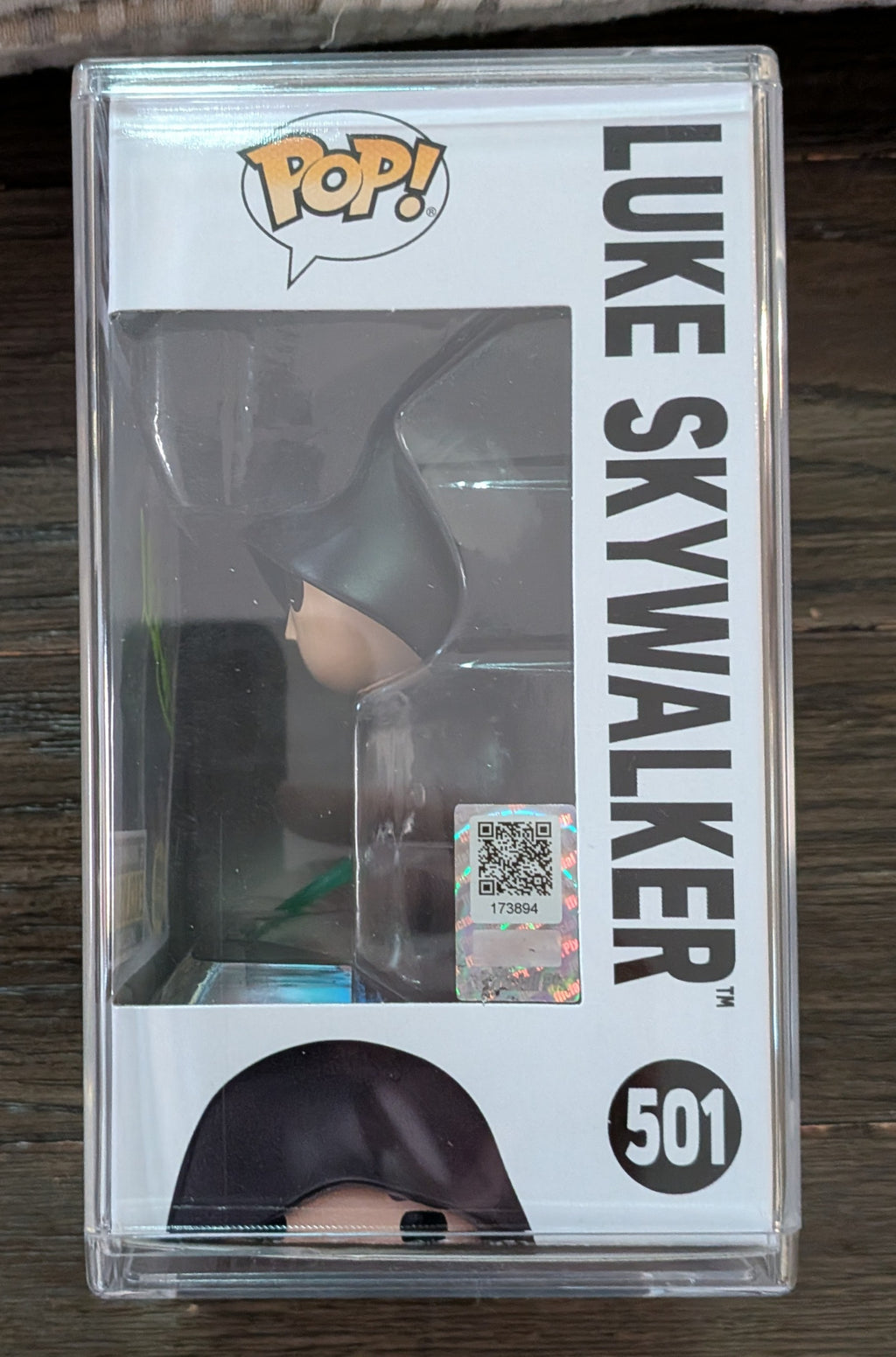 Mark Hamill Signed Luke Skywalker Funko Pop #501 – Entertainment Earth Exclusive (Glow-in-the-Dark)
