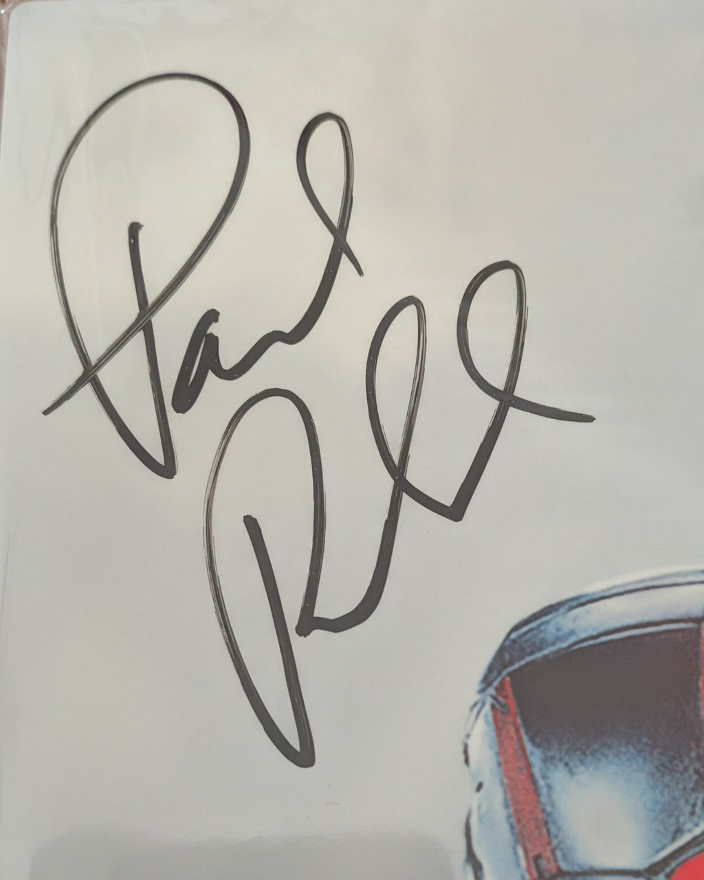 Paul Rudd Signed Ant-Man 12x18 CinaPanel – Premium Aluminum Display (Celebrity Authentics Verified)