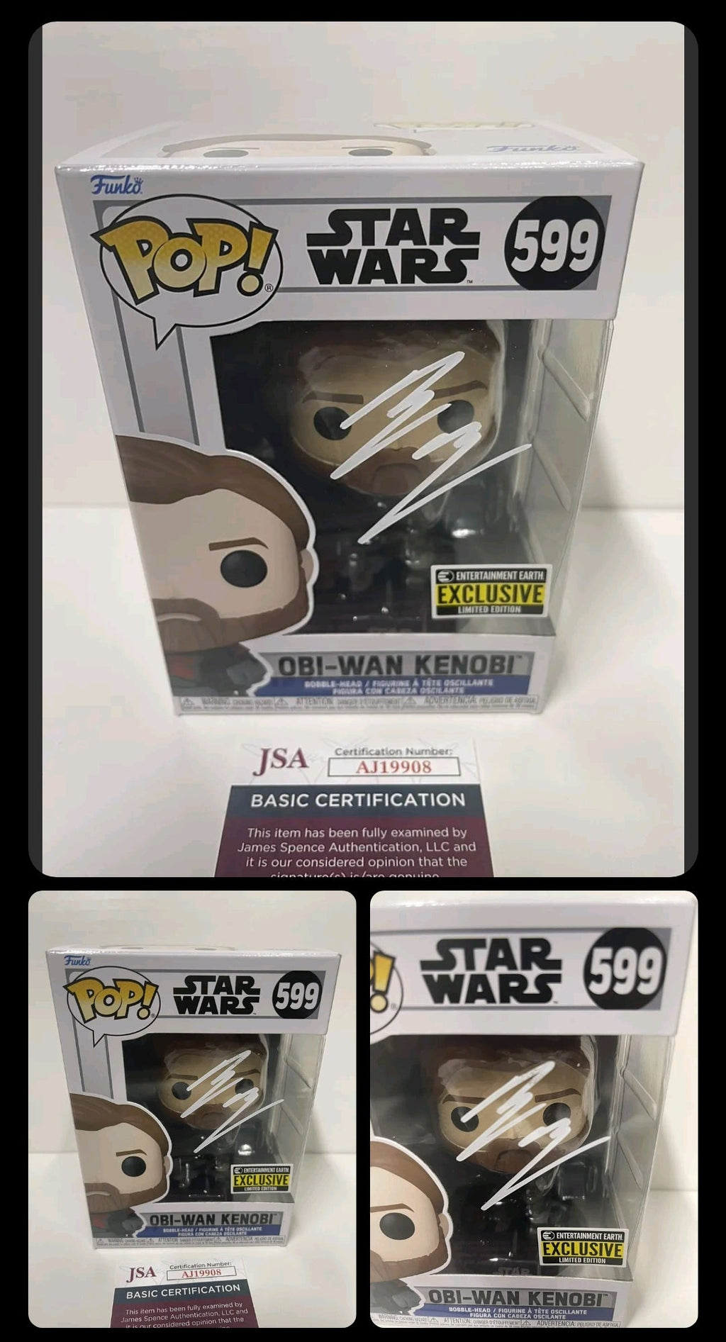 Ewan McGregor Signed Obi-Wan Kenobi Funko Pop - #538