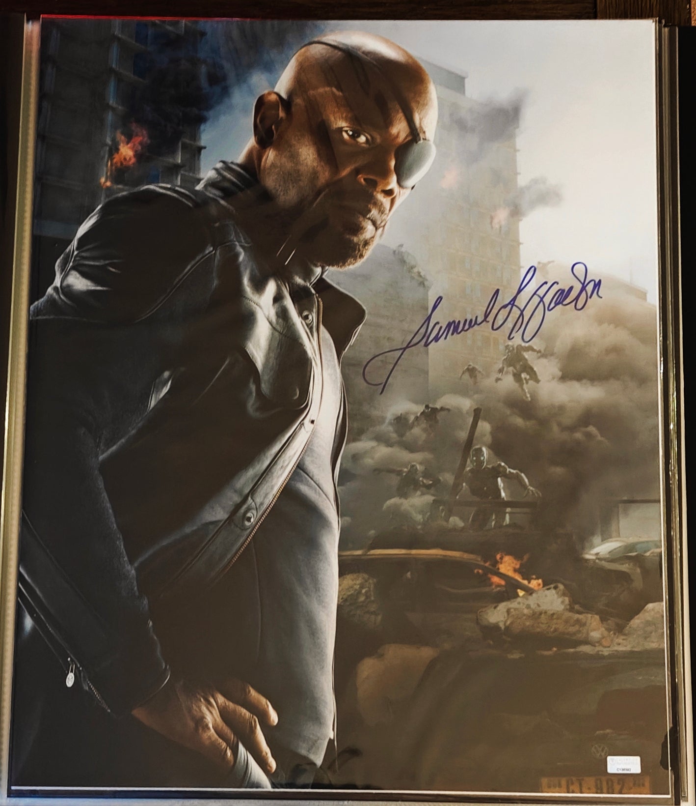 Samuel L. Jackson Signed 16x20 Photo as Nick Fury from Marvel's The Avengers