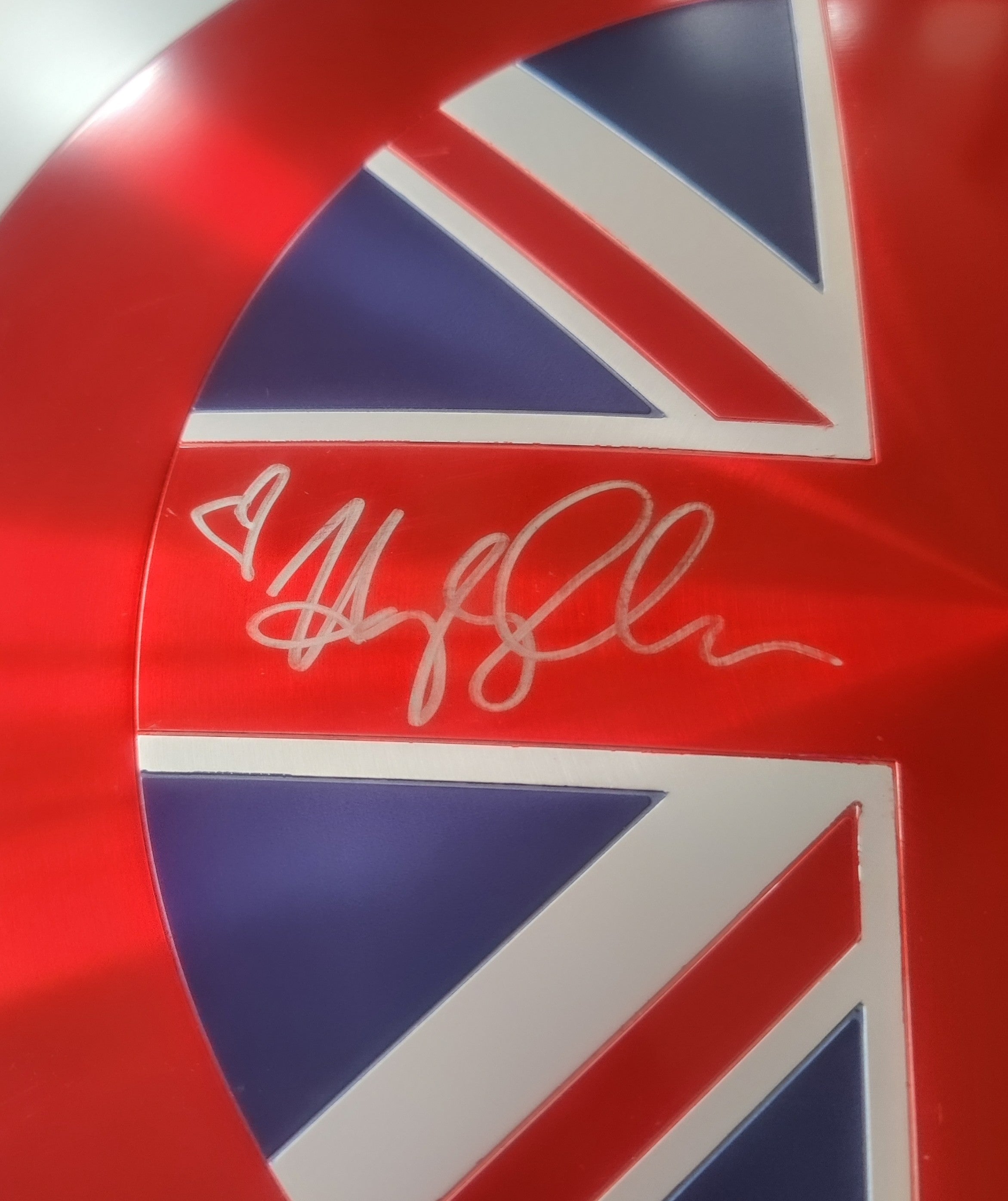 Hayley Atwell Signed Marvel Hero Relic: Exclusive Limited Release - Captain Carter Metal Shield
