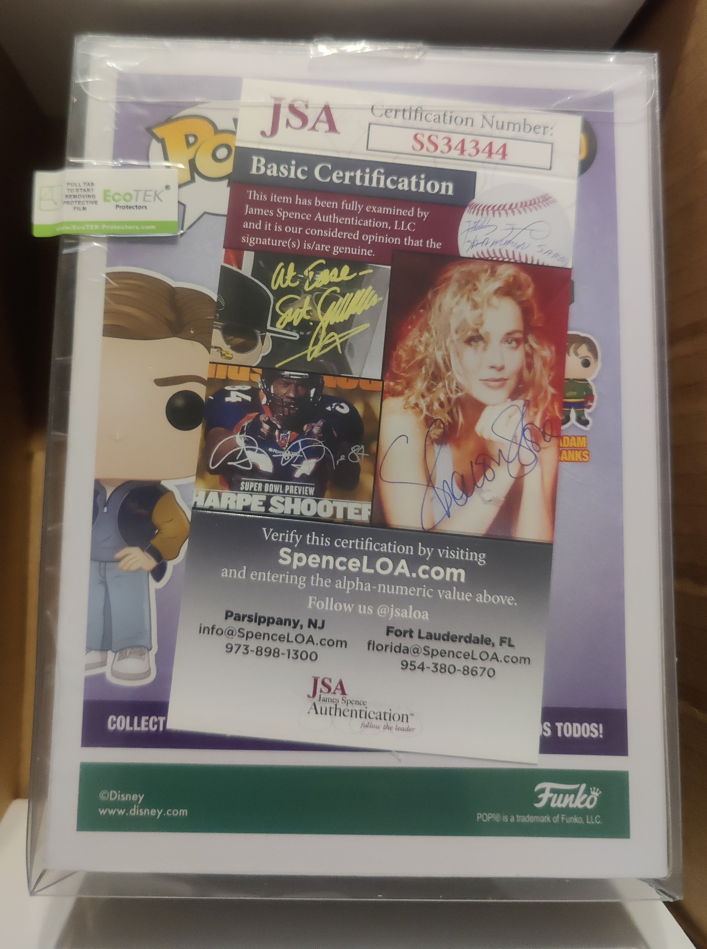 Emilio Estevez Signed Coach Bombay Funko Prop from Disney's The Mighty Ducks