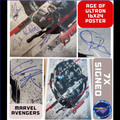 7x Signed Marvel Avengers: Age of Ultron 16x24 Poster! Chris Hemsworth, Chris Evans, Paul Bettany, Elizabeth Olsen, Cobie Smulders, Anthony Mackie and Jeremy Renner