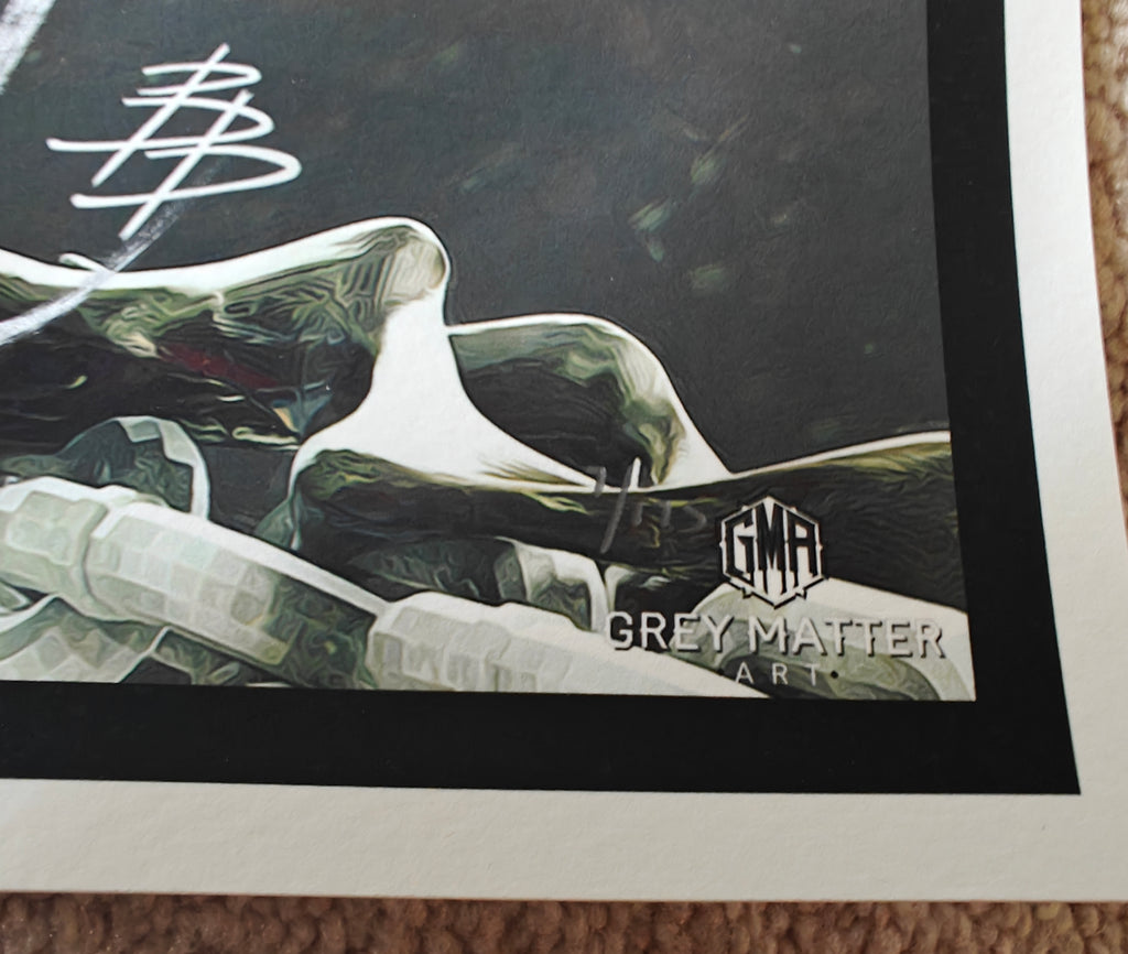 Tom Hardy Signed Venom 16x24 Giclée Art Print by Björn Barends - Limited Edition