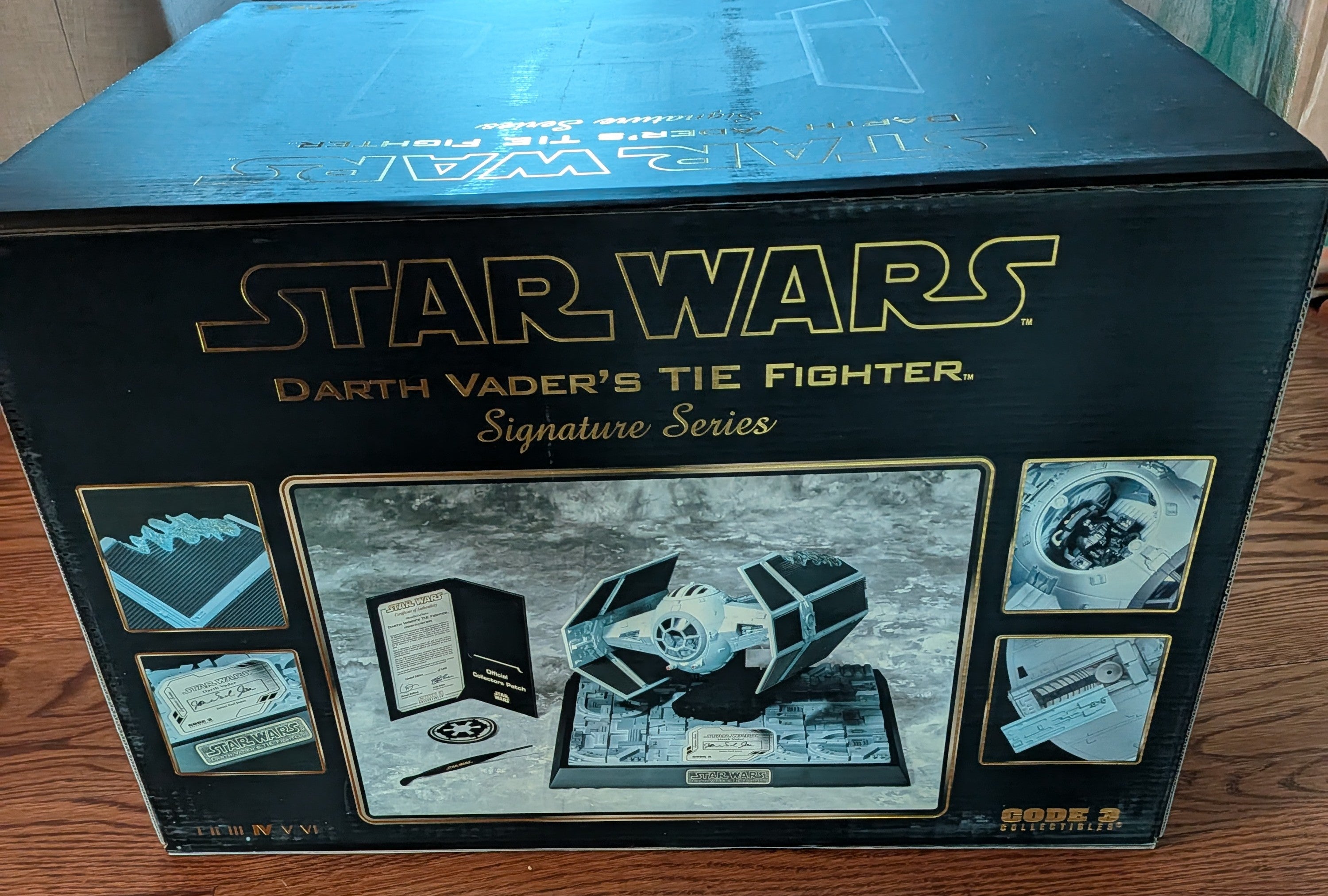 Code 3 Signature Series Darth Vader TIE Fighter (2005) – Signed by James Earl Jones - Only 500 Worldwide