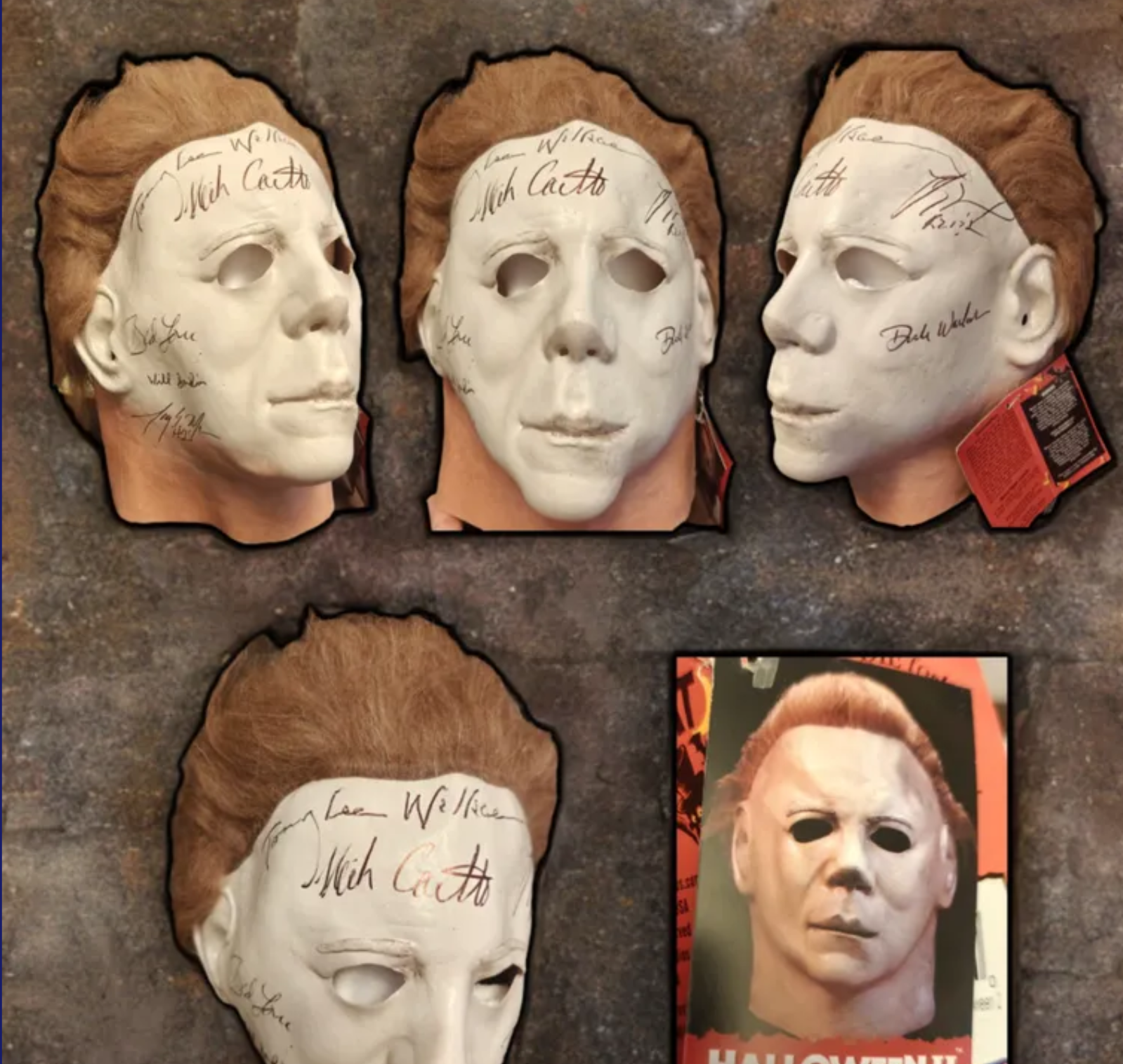 7x Signed Halloween Michael Myers 1:1 Officially Licensed Mask