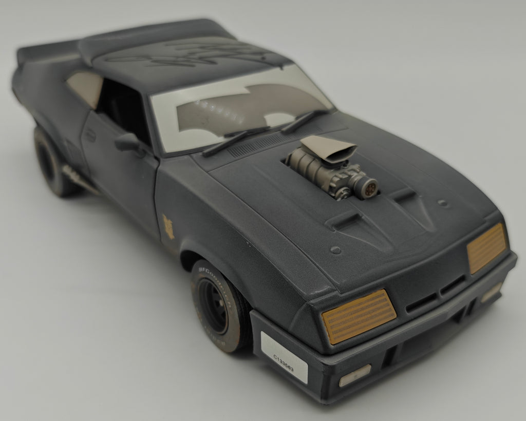 Tom Hardy & Mel Gibson Dual Signed Mad Max V8 Interceptor 1973 Ford Falcon 1:18 Limited Edition