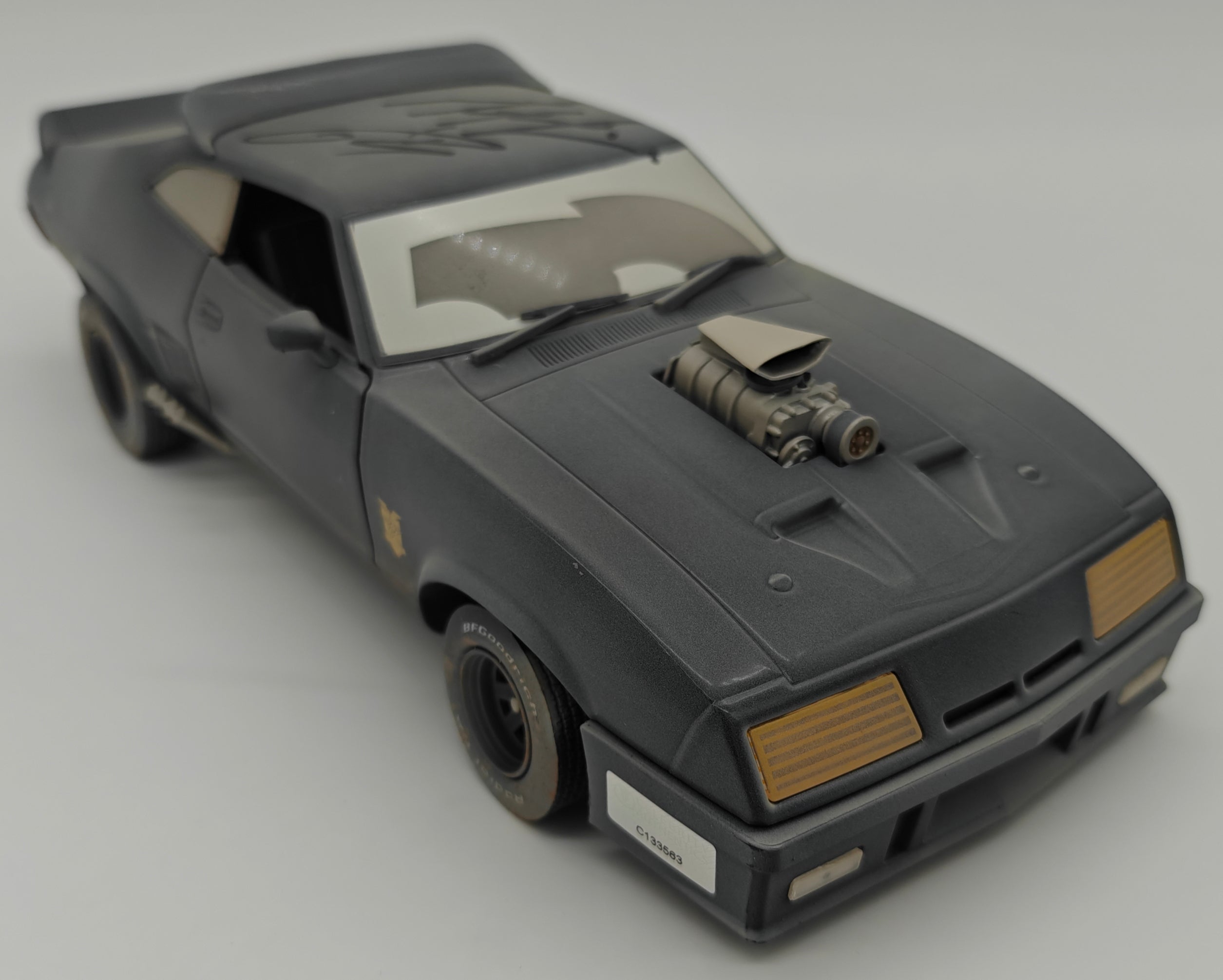 Tom Hardy & Mel Gibson Dual Signed Mad Max V8 Interceptor 1973 Ford Falcon 1:18 Limited Edition