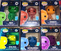 Robert Downey Jr Signed Funko Iron Man SWAU Marvel Art Series Infinity Saga Set (6 Funkos Total)