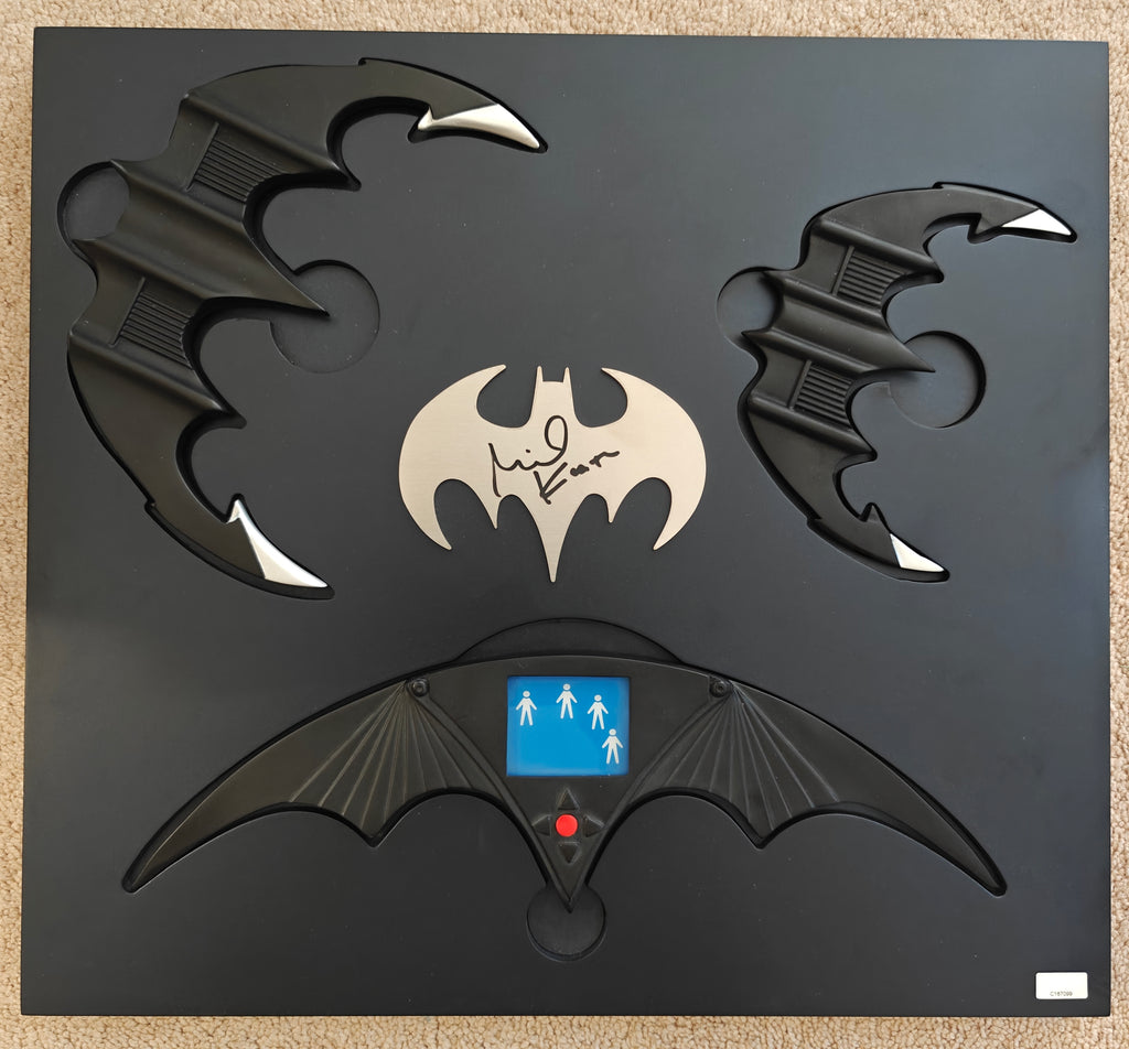 Michael Keaton Signed Limited Edition HCG DC Licensed Batman & Batman Returns Batarang Set - Only 3 Signed