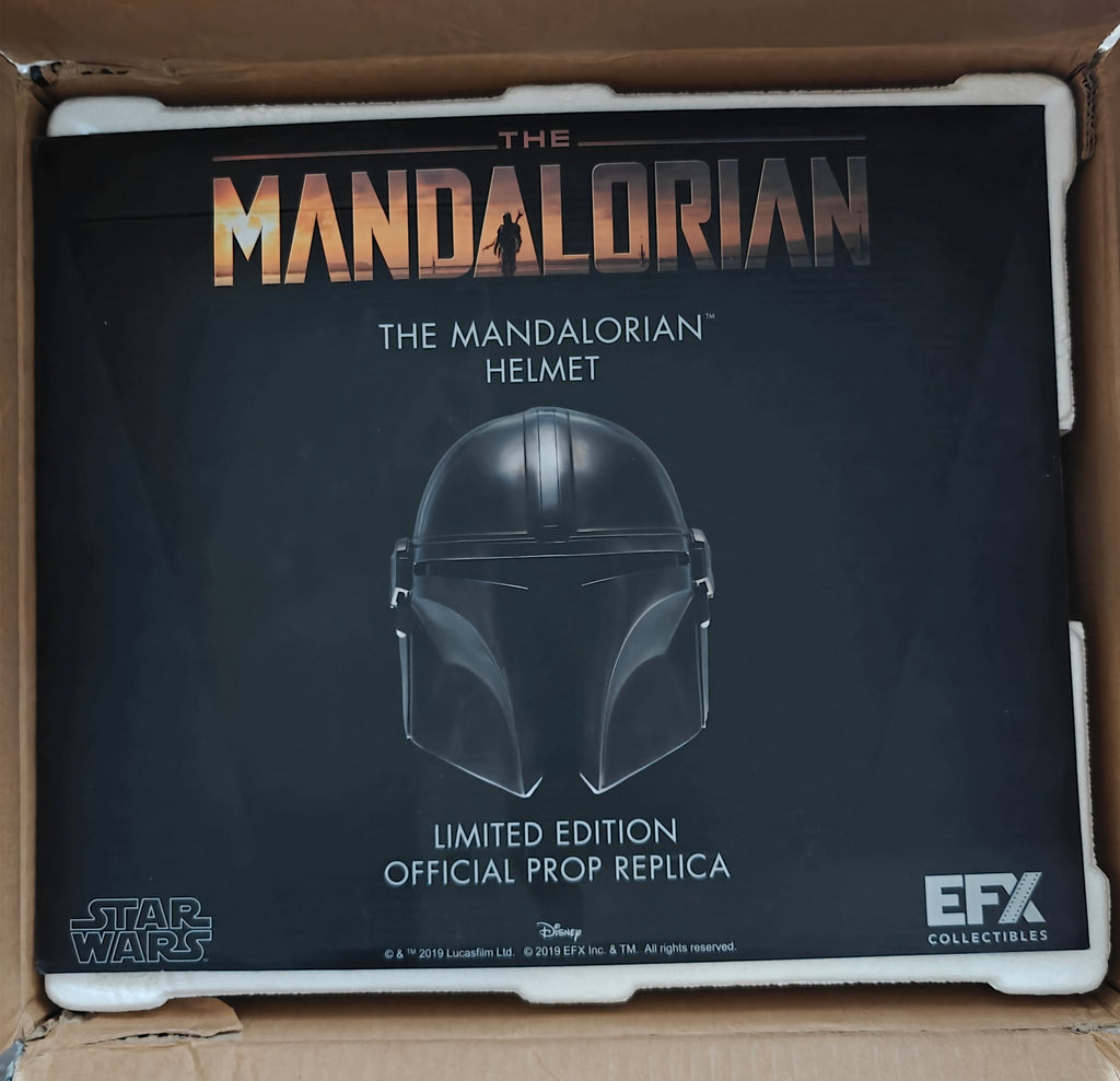 Pedro Pascal +2 Artist Proof EFX Collectibles Mandalorian Limited Edition Helmet (1st Run)