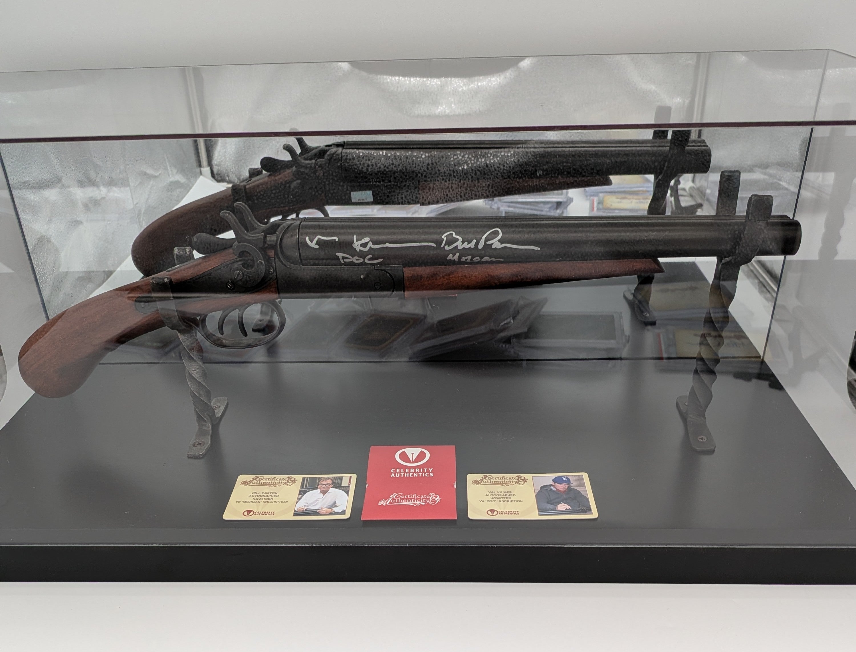 Val Kilmer & Bill Paxton Signed 1881 Street Howitzer Prop Replica from Tombstone (1993)