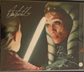 Rosario Dawson (Ahsoka) and Diana Lee Inosanto (Morgan Elsbeth) Dual-Signed 16x20 Photo from Star Wars: The Mandalorian