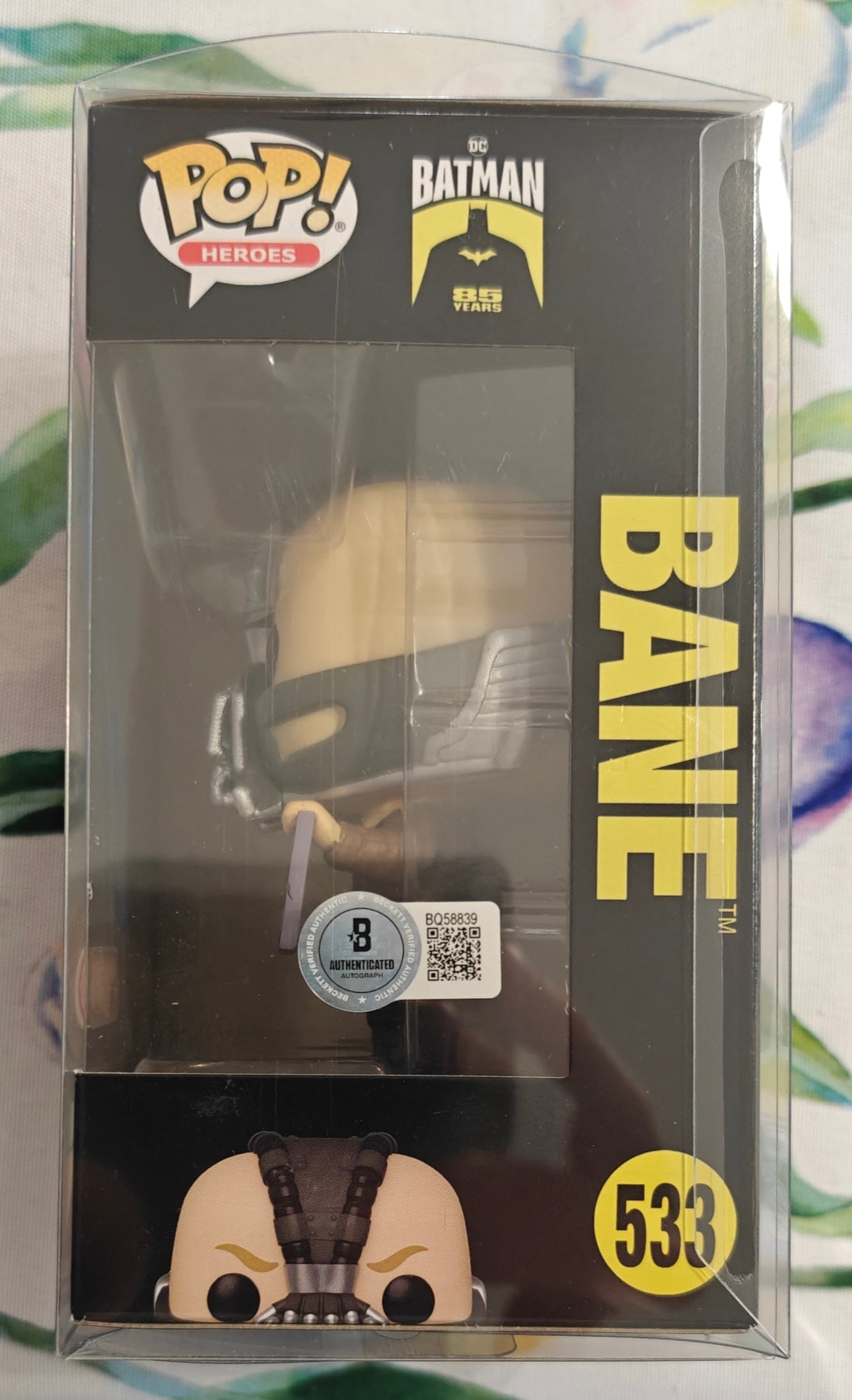 Tom Hardy Signed The Dark Knight Rises Bane Funko Pop Target Exclusive #533