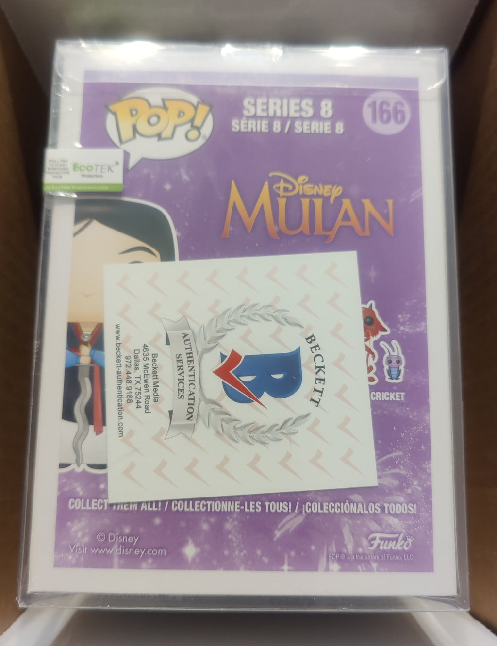 Ming-Na Wen Signed Mulan Funko Pop from Disney's Mulan