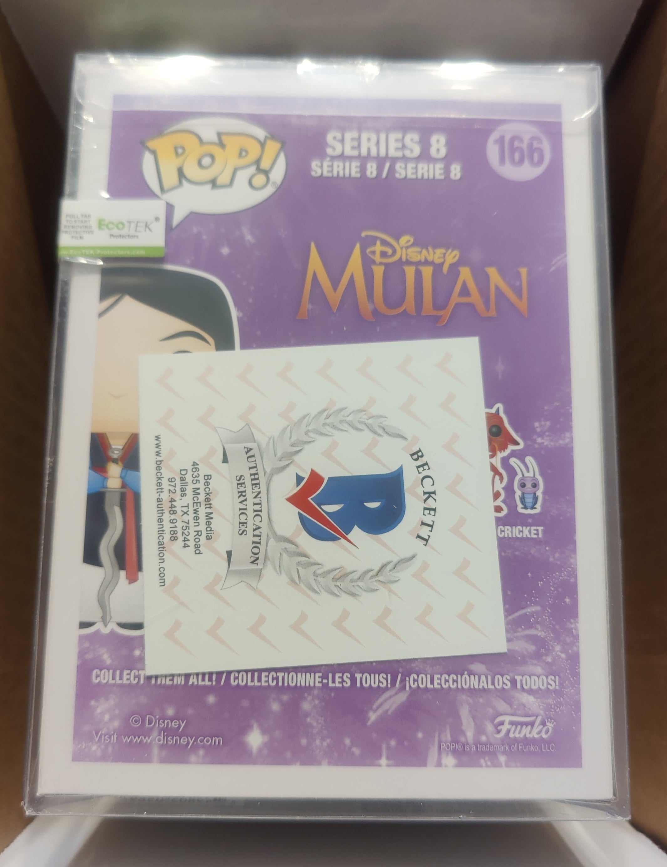 Ming-Na Wen Signed Mulan Funko Pop from Disney's Mulan