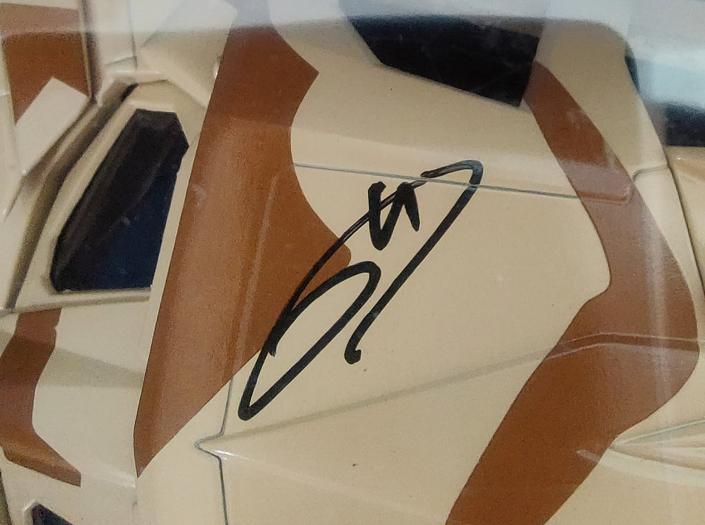 Tom Hardy Signed 2012 The Dark Knight Rises 1:18 Scale Die-Cast Batmobile Camouflage Tumbler