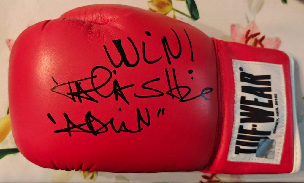 Sylvester Stallone, Dolph Lundgren, Talia Shire Signed Rocky TUF-WEAR Boxing Gloves