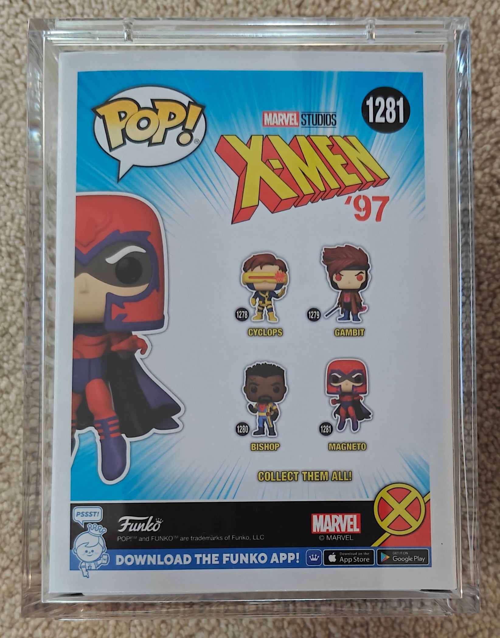 Michael Fassbender Signed X-Men Magneto - Funko Exclusive - Funko Pop #1281