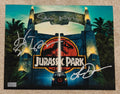 Sam Neill, Laura Dern & Jeff Goldblum Signed Jurassic Park 8x10 Photo – Original Cast Autographs | Celebrity Authentics Verified | Rare Multi-Signed Collectible