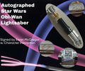 Ewan McGregor Signed Star Wars Revenge of the Sith Lightsaber - Argus Brand - Rare Character Inscription