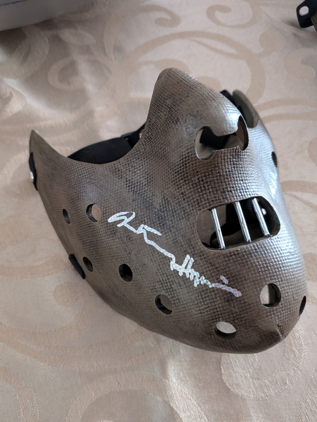 Anthony Hopkins Signed Silence of the Lambs 1:1 Hannibal Mask Prop Replica Limited Edition w. "Lecter" Character Name
