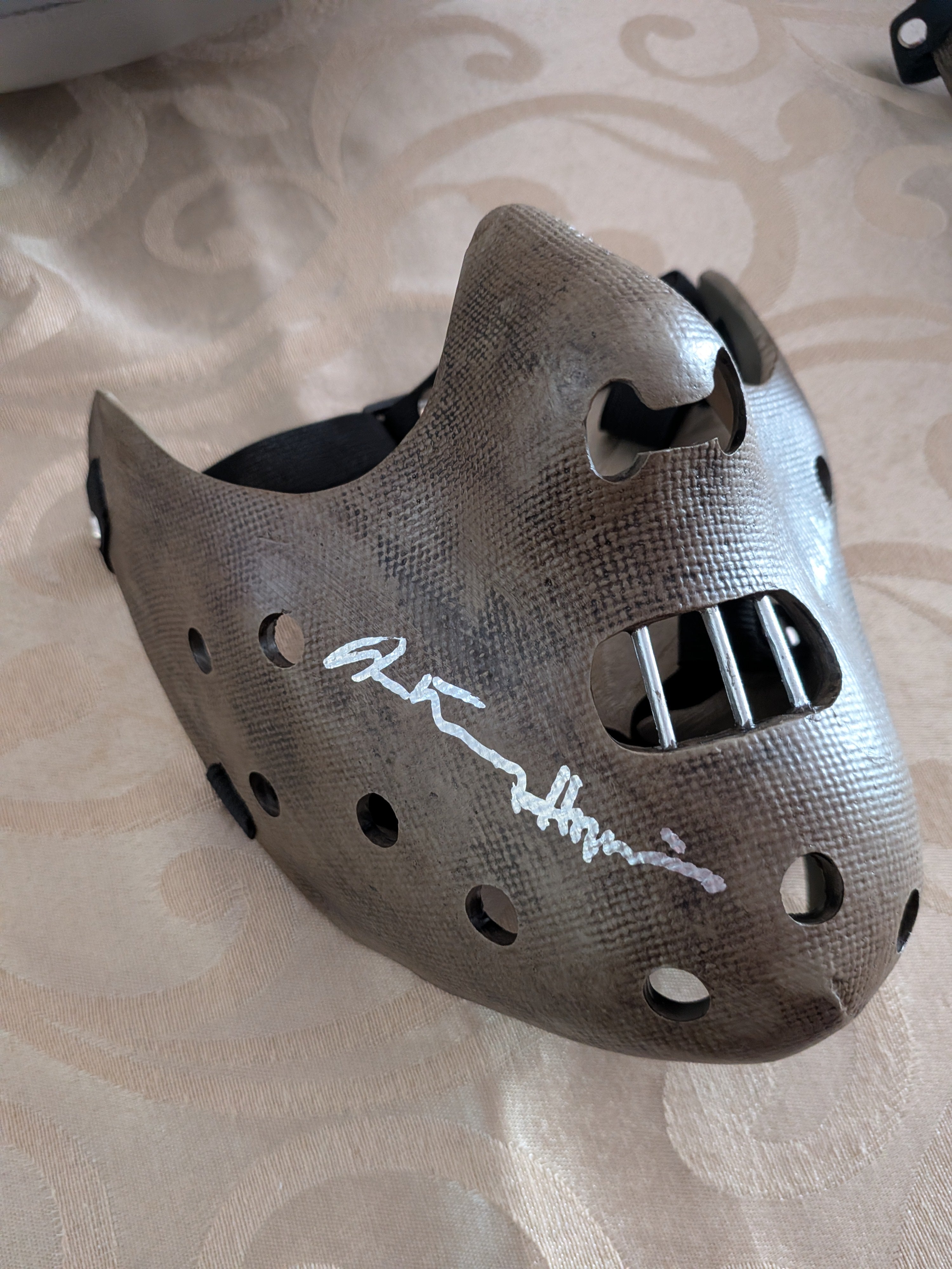 Anthony Hopkins Signed Silence of the Lambs 1:1 Hannibal Mask Prop Replica Limited Edition w. "Lecter" Character Name