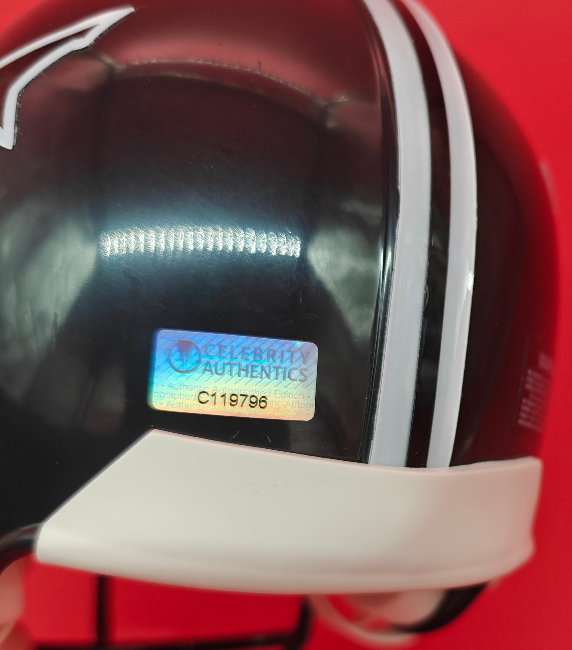 Al Pacino and Jamie Foxx Dual-Signed Sharks Mini-Helmet from Any Given Sunday