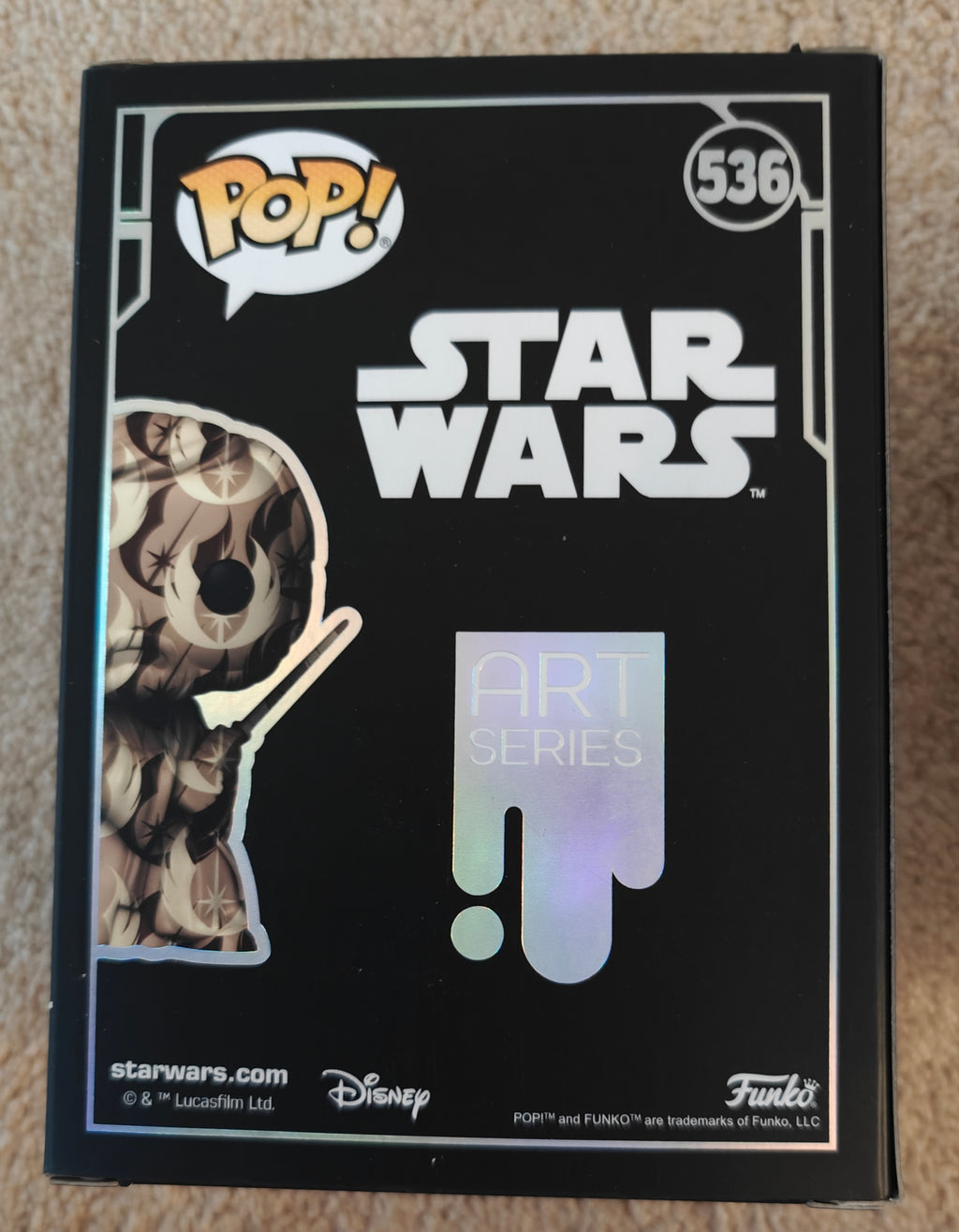 Hayden Christensen & Ewan McGregor Dual Art Series Target Exclusive Funko Pops #535 and #536