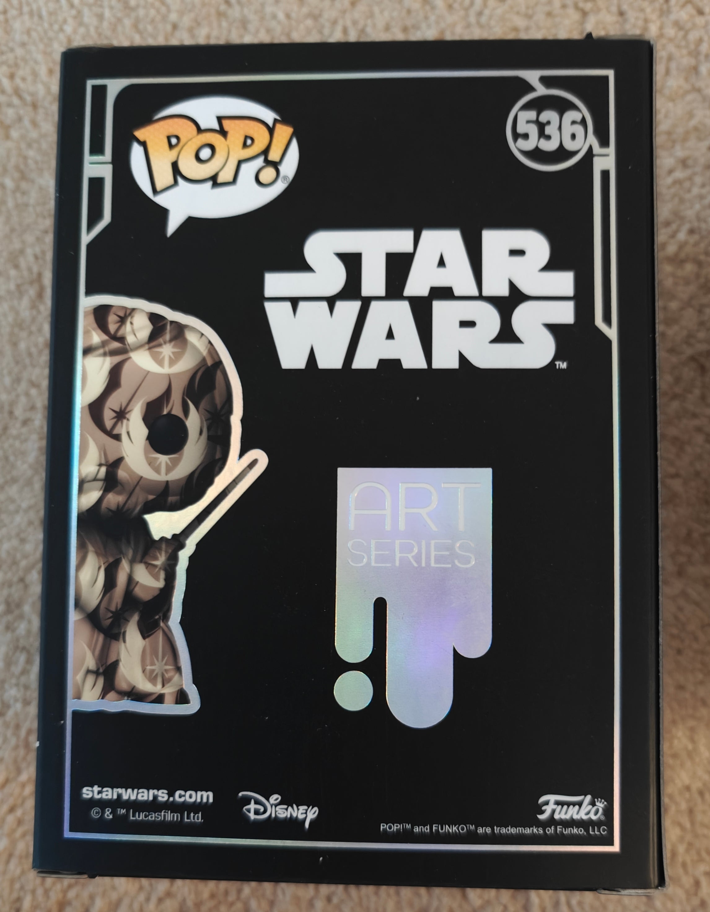 Hayden Christensen & Ewan McGregor Dual Art Series Target Exclusive Funko Pops #535 and #536