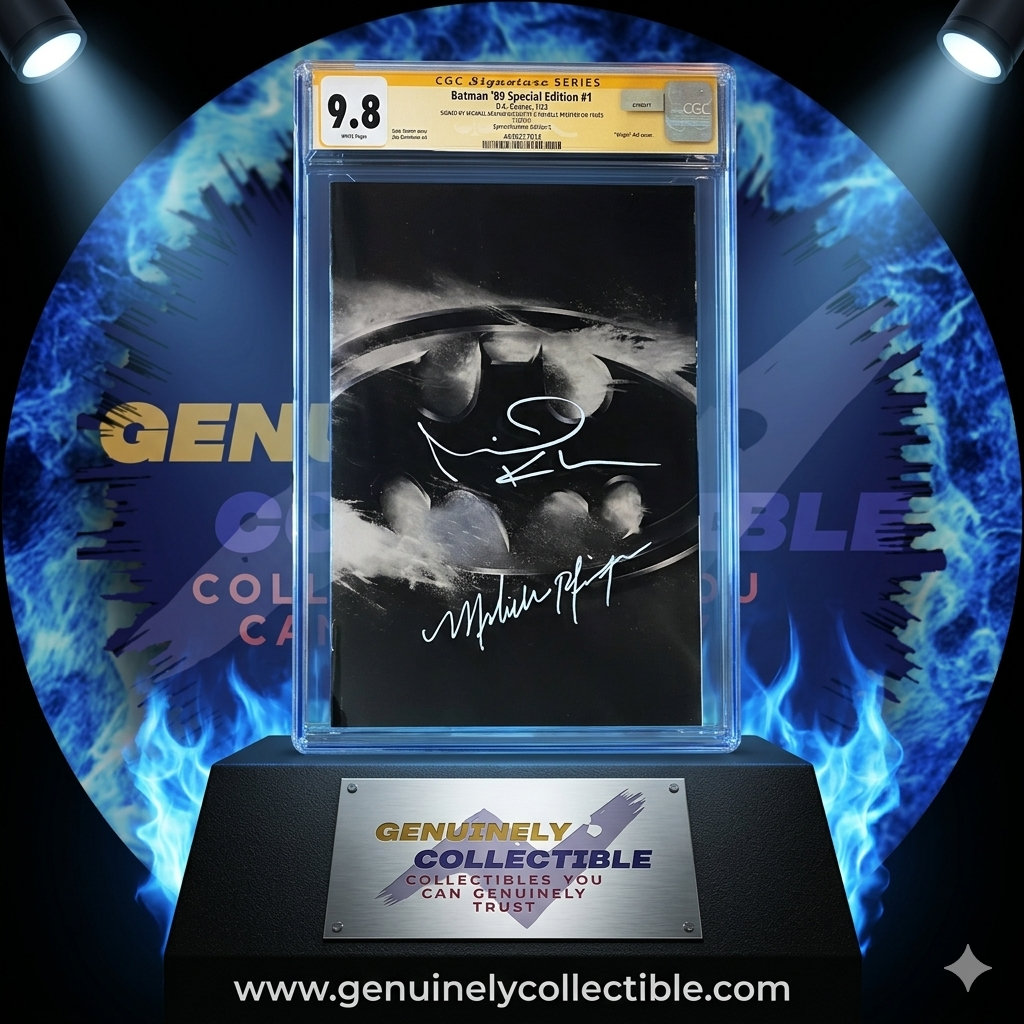 Batman ‘89 Special Edition #1 CGC 9.8 Signature Series – Dual Signed by Michael Keaton & Michelle Pfeiffer | Virgin Foil Cover