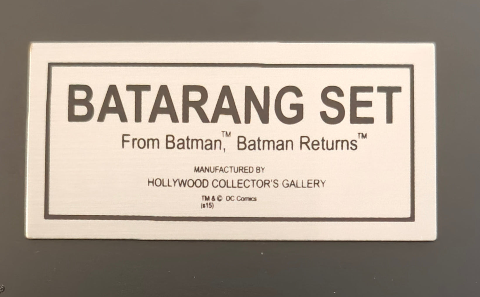 Michael Keaton Signed Limited Edition HCG DC Licensed Batman & Batman Returns Batarang Set - Only 3 Signed