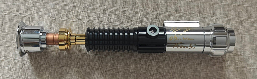 Ewan McGregor Signed Star Wars Revenge of the Sith Lightsaber - Argus Brand - Rare Character Inscription