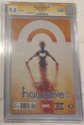 Jeremy Renner Signed All-New Hawkeye #1 CGC Signature Series 9.8 (2015)
