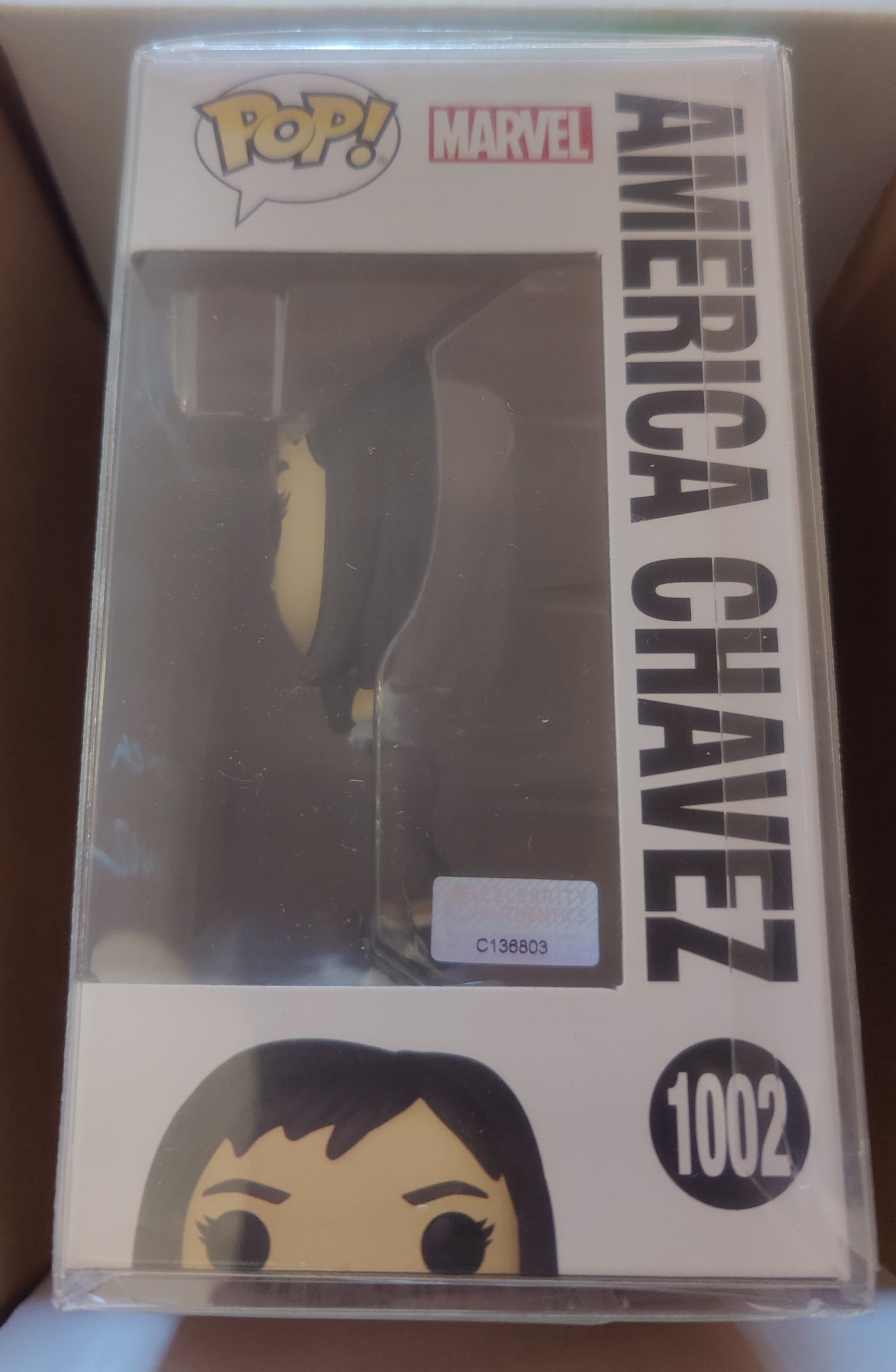 Xochitl Gomez Signed America Chavez Funko Pop from Marvel's Doctor Strange in the Multiverse of Madness