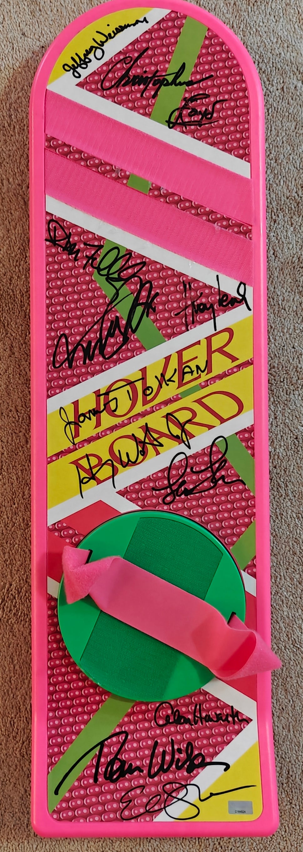 Fox, Lloyd +9 Signed Back to the Future Hoverboard 1:1 Prop Replica