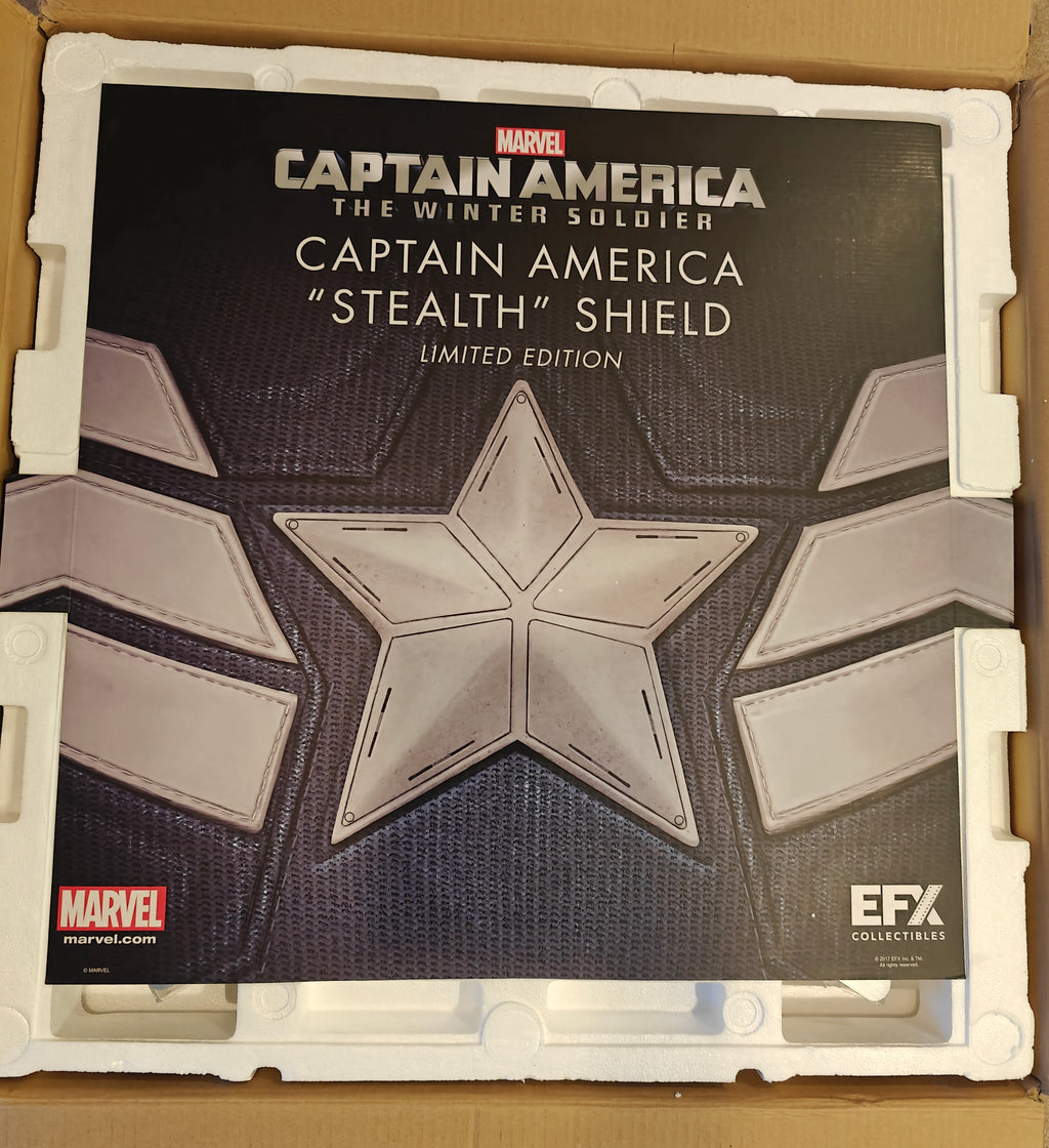 EFX Collectibles Marvel Captain America Stealth Shield 1:1 Winter Soldier Sold Out Rare 6/250